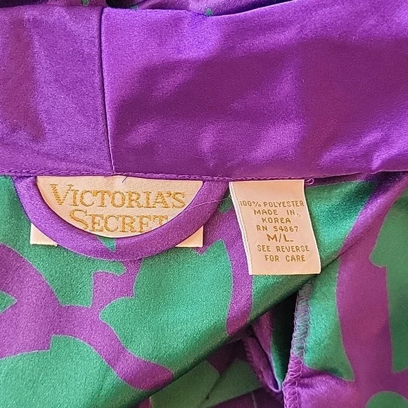 Vtg Victoria's Secret Gold Label Robe - Picture 7 of 8